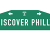 Picture of street sign with words "Discover Philly"